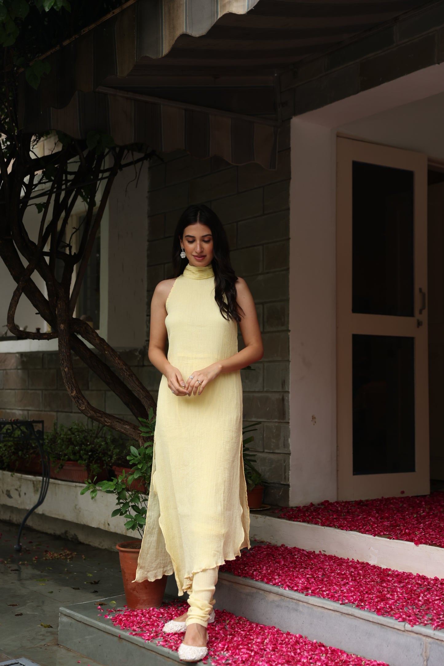 Shubh Butter Yellow Suit